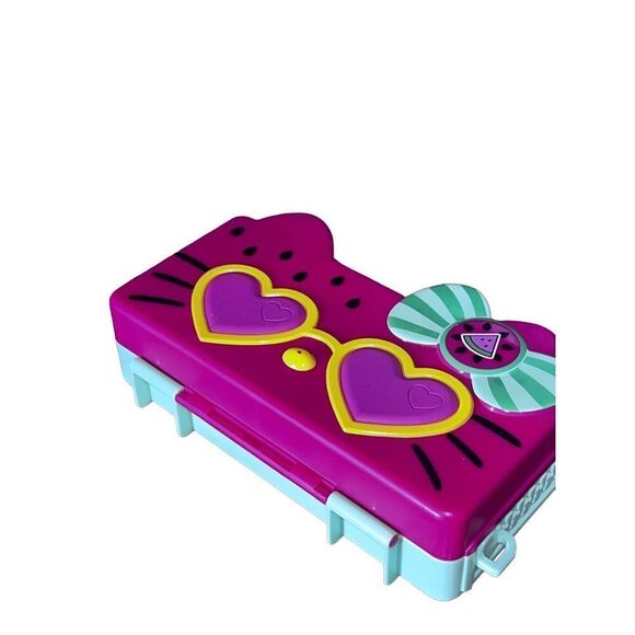 Hello Kitty Sanrio Collectible Pencil Case Play Set Beach Party 3D Carry Case - Picture 5 of 10